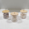 ITY International - Set of 3 Large Storage Jar with Bamboo Lid - 64-10320X3 - Mounts For Less