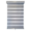 ITY Olivia Stone - 27" X 84" Alternate Blinds Window Shade Cordless Grey - 64-CDNG-3-27 - Mounts For Less
