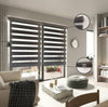 ITY Olivia Stone - 33" X 84" Alternate Blinds Window Shade Cordless Black - - Mounts For Less