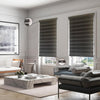 ITY Olivia Stone - 40" X 84" Alternate Blinds Window Shade Cordless Black - - Mounts For Less