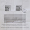 ITY Olivia Stone - Alternating Shade Window Shade 18" X 84" Cordless Gray - 64-CDNG-3-18 - Mounts For Less