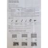 ITY Olivia Stone - Alternating Shade Window Shade 90" X 84" Cordless Black - 64-CDNBK-2-90 - Mounts For Less