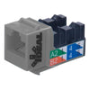 Ideal Industries Cat5e RJ45 110 Type 90 T568A/B Grey - 98-ZK8C-90G-ID - Mounts For Less