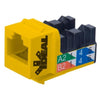 Ideal Industries Cat5e RJ45 110 Type 90 T568A/B Yellow - 98-ZK8C-90Y-ID - Mounts For Less