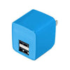 Iessentials 2 Ports USB Wall Charger 2.4A Blue - 60-0296 - Mounts For Less