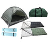 Innovation Nature - Camping Set for 2 People, Includes 1 Tent, 2 Sleeping Bag, 2 Foam Mattresses and 1 Carrying Bag - 65-350233 - Mounts For Less