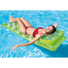 Intex - 18-Pocket Inflatable Pool Mattress, 74'' x 28'', Green - 65-104230-VERT - Mounts For Less