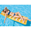 Intex - 18-Pocket Inflatable Pool Mattress, 74'' x 28'', Orange - 65-104230-ORANGE - Mounts For Less