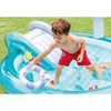 Intex - Alligator Water Playground, 79'' x 67'' x 33'', Includes 1 Buoy and 1 Inflatable Bucket, Multicolor - 65-185452 - Mounts For Less