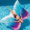 Intex - Angel Wings Inflatable Pool Mattress, 85 '' x 61 '' x 8 '', Pink and Blue - 65-58786EU - Mounts For Less