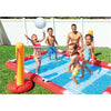 Intex - Aquatic Playground Sports Center with Accessories for Soccer, VolleyBall and Baseball, Red and Blue - 65-185855 - Mounts For Less