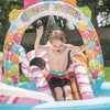 Intex - Candy Zone Aquatic Playground, 116 '' x 75 '' x 51 '', Includes 2 Pools, 1 Slide and Accessories, Multicolored - 65-57149NP - Mounts For Less