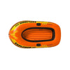 Intex - Explorer 200 Inflatable Boat Capacity of 2 People, Orange - 65-100487 - Mounts For Less