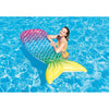 Intex - Inflatable Mermaid Tail Pool Mattress, 70'' x 28'', Multicolor - 65-185371 - Mounts For Less