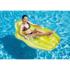 Intex - Inflatable Pool Chair, 64'' x 41'', Integrated Cup Holder, Green - 65-185365-GREEN - Mounts For Less