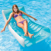 Intex - Inflatable Pool Chair, 74'' x 39'', Integrated Cup Holder, Blue - 65-185481 - Mounts For Less