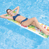 Intex - Inflatable Pool Mattress 72" x 27" Leaf Pattern - 65-104360-FEUILLE - Mounts For Less