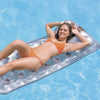 Intex - Inflatable Pool Mattress, 74 '' x 28 '', Silver - 65-58894EU - Mounts For Less