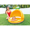 Intex - Inflatable Toddler Wading Pool with Sunshade, 40 '' Diameter, Pineapple Pattern - 65-185466 - Mounts For Less