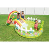 Intex - My Garden Water Playground, 108'' x 60'' x 36'', Includes 2 Mushrooms, 4 Butterflies and 3 Balls, Multicolor - 65-185448 - Mounts For Less