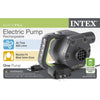 Intex - Rechargeable Electric Air Pump, 3 Interchangeable Nozzles, Indoor or Outdoor Use - 65-350319 - Mounts For Less