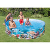 Intex - Rigid Swimming Pool for Children, 2.44m x 46cm, Seabed Pattern - - Mounts For Less