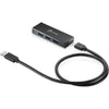 J5Create - 4 Port USB 3.0 Hub, Black - 78-121099 - Mounts For Less