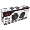 JVC-CS-DR6200M Marine/ MotorSport 6-1/2" 2-Way Coaxial Speakers featuring Water Resistant Woofers 150W, Black - 46-CS-DR6200M - Mounts For Less
