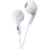 JVC - Gumy Wired In-Ear Headphones, White - 46-HA-F160-W - Mounts For Less