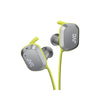 JVC HA-AE1W-H - Sport In-Ear Headphones, Wireless, Bluetooth 5.0 with Microphone and Remote Control, Grey and Yellow - 46-HA-AE1W-H - Mounts For Less