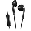 JVC HA-F17M-B - Wired In-Ear Headphones with Integrated Remote and Microphone, Black - 46-HA-F17M-B - Mounts For Less