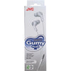 JVC HA-FX7-WN Gumy Headphones In-Ear White - 46-HA-FX7-WN - Mounts For Less