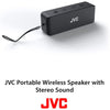 JVC SP-SQ4BT - Portable Wireless Speaker, Bluetooth 5.0, Water Resistant, Black - 46-SP-SQ4BT - Mounts For Less