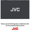 JVC SP-SQ4BT - Portable Wireless Speaker, Bluetooth 5.0, Water Resistant, Black - 46-SP-SQ4BT - Mounts For Less