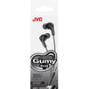 JVC - Wired In-Ear Headphones, Gumy Plus, Black - 46-HA-FX7-BN - Mounts For Less