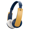 JVC - Wireless Headphones for Children, Bluetooth 5.0, Safe Volume Limiter, Blue and Yellow - 46-HA-KD10W-Y - Mounts For Less