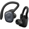 JVC - Wireless In-Ear Sport Headphones, Bluetooth 5.0, With Charging Case, Black - 46-HA-ET45T-B - Mounts For Less