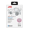 JVC - Wireless In-Ear Sport Headphones, Bluetooth 5.0, With Charging Case, Grey - 46-HA-ET45T-H - Mounts For Less