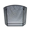 Jessar - 3 Panel Fireplace Spark Screen, 31''x48 '', From York Collection, Black - - Mounts For Less
