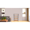 Jessar - 4-Tier Bookcase/Shelf, 23.6"x11.8"x49.2", From the Adrien Collection, Brown - - Mounts For Less