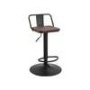 Jessar - Adjustable Height Swivel Stools, From The Gordon Collection, Set of 2, Black - - Mounts For Less