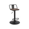 Jessar - Adjustable Height Swivel Stools, From The Gordon Collection, Set of 2, Black - 76-6-01557x2 - Mounts For Less