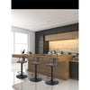 Jessar - Adjustable Height Swivel Stools, From The Gordon Collection, Set of 2, Black - - Mounts For Less