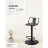 Jessar - Adjustable Height Swivel Stools, From The Gordon Collection, Set of 2, Black - 76-6-01557x2 - Mounts For Less