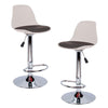 Jessar - Baldwin Collection Adjustable Height Swivel Stools, Set of 2, White - 76-6-01500x2 - Mounts For Less