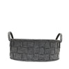 Jessar - Braided Felt Storage Basket, 37 x 29 x 13.5cm, Dark Gray - - Mounts For Less