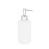 Jessar - Ceramic Bathroom Soap Dispenser, White - 76-6-00847 - Mounts For Less