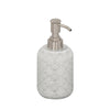 Jessar - Ceramic Bathroom Soap Dispenser, White - 76-6-00851 - Mounts For Less