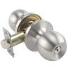Jessar - Entrance Door Handle with Lock and Deadbolt, Silver Plated - - Mounts For Less