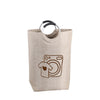 Jessar - Fabric Laundry Basket with Handles, 59 x 65 cm, Beige - - Mounts For Less